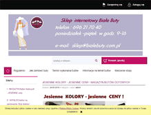 Tablet Screenshot of bialebuty.com.pl